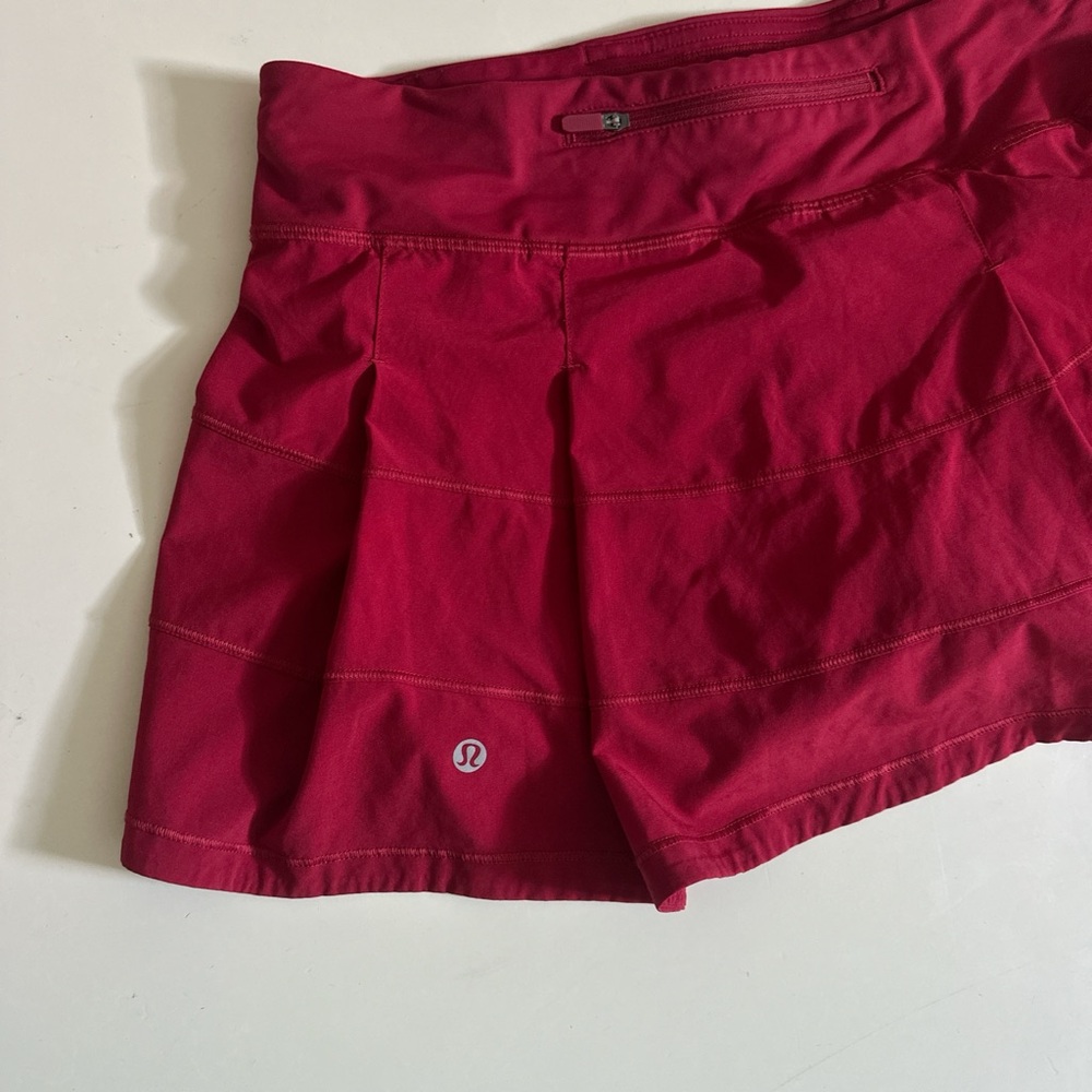 lululemon athletica Women's Red Tennis Skirt